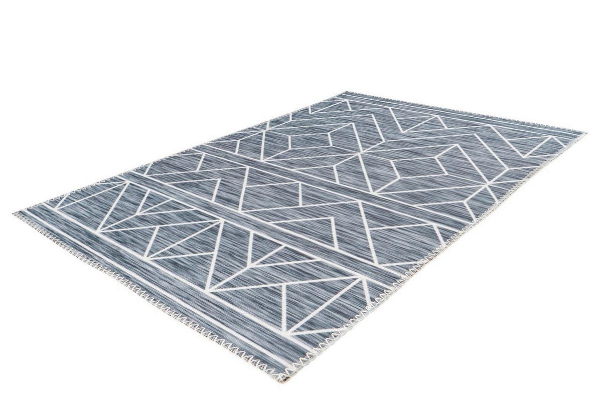 Flachwebteppich Anthrazit Maya 120x280 cm - Anthrazit, Basics, Textil (120/180cm) - Kayoom