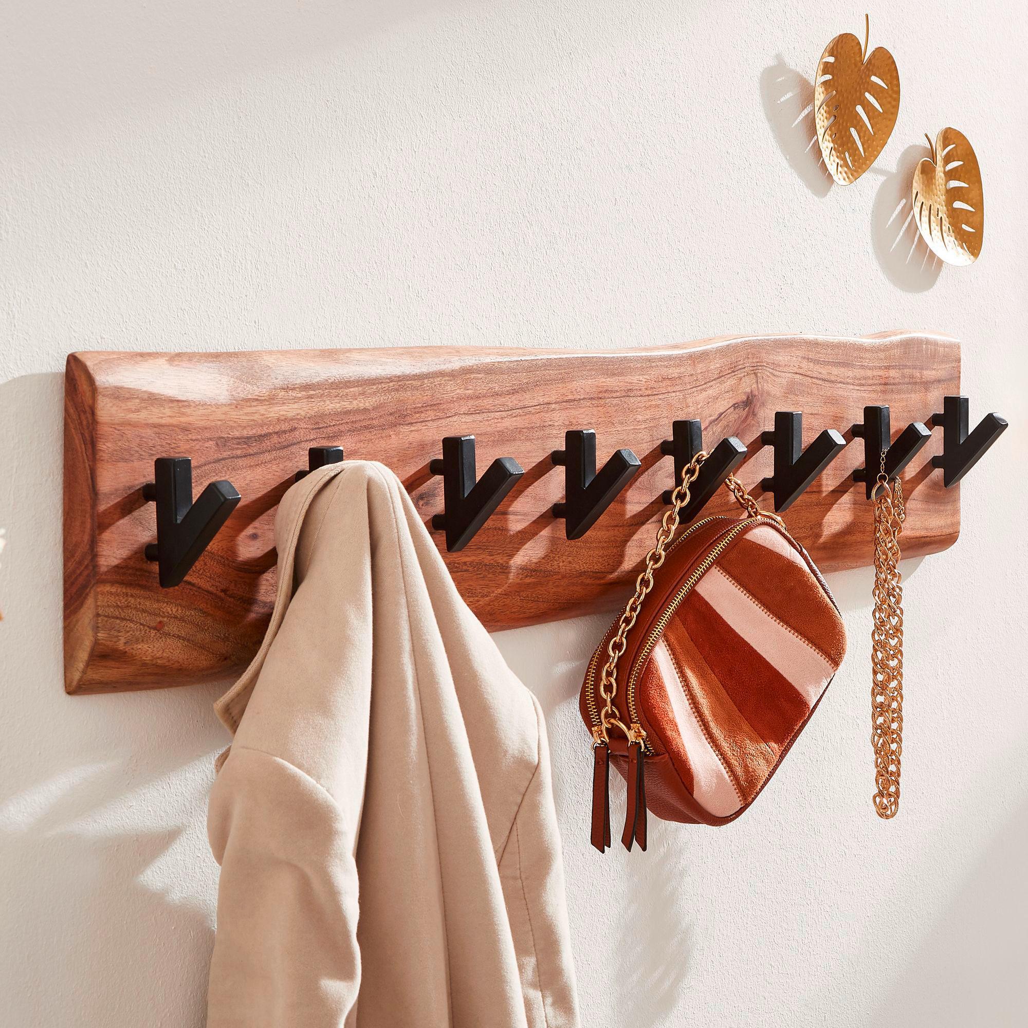 Wandgarderobe Wl6.357 Akaziefarben B: 90 Cm - Akaziefarben, MODERN, Holz (90/19/9cm) - MID.YOU