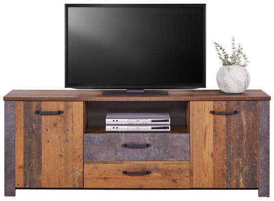 TV-Element Ontario - Dunkelgrau/Eichefarben, Trend, Holzwerkstoff (176/67,7/41,5cm) - Ombra TV-Element Ontario - Dunkelgrau/Eichefarben, Trend, Holzwerkstoff (176/67,7/41,5cm) - Ombra