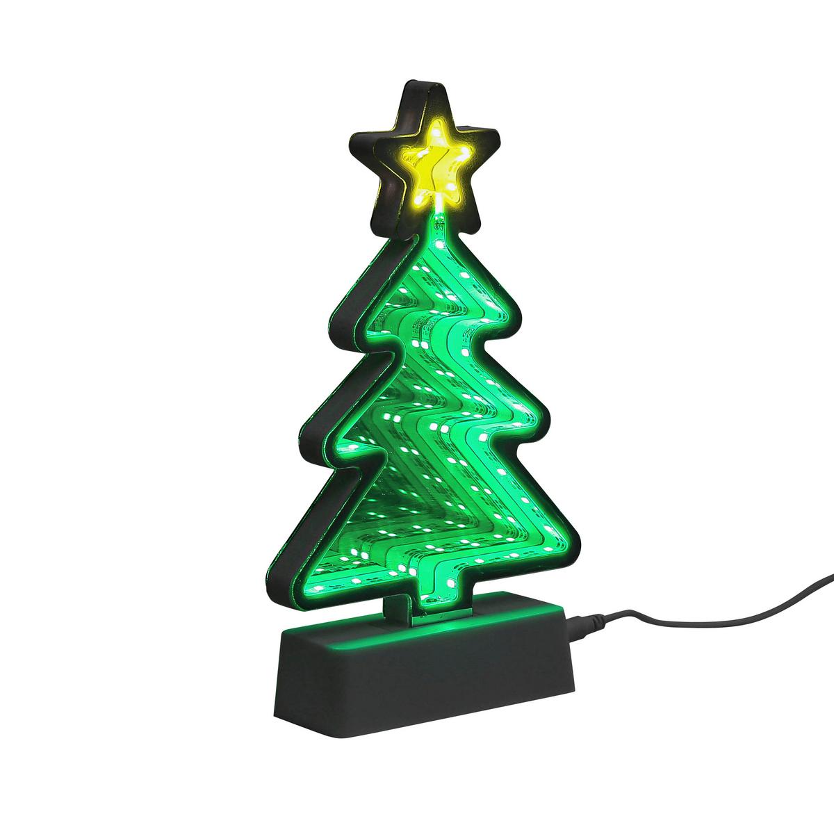 Led-dekoleuchte Christmas Tree - Transparent/Weiß, Basics, Kunststoff (13,2/4,6/22,8cm) - James Wood