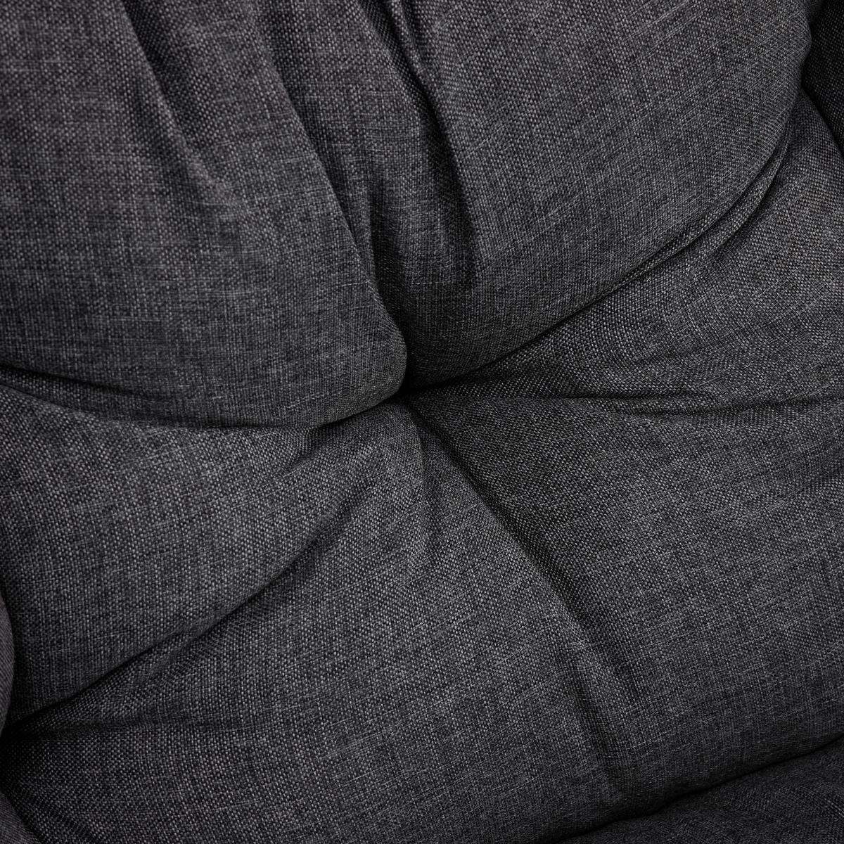 Závesné kreslo ENEA sivé - sivá, Modern, kov/textil (133/205/120cm) - Bessagi Garden
