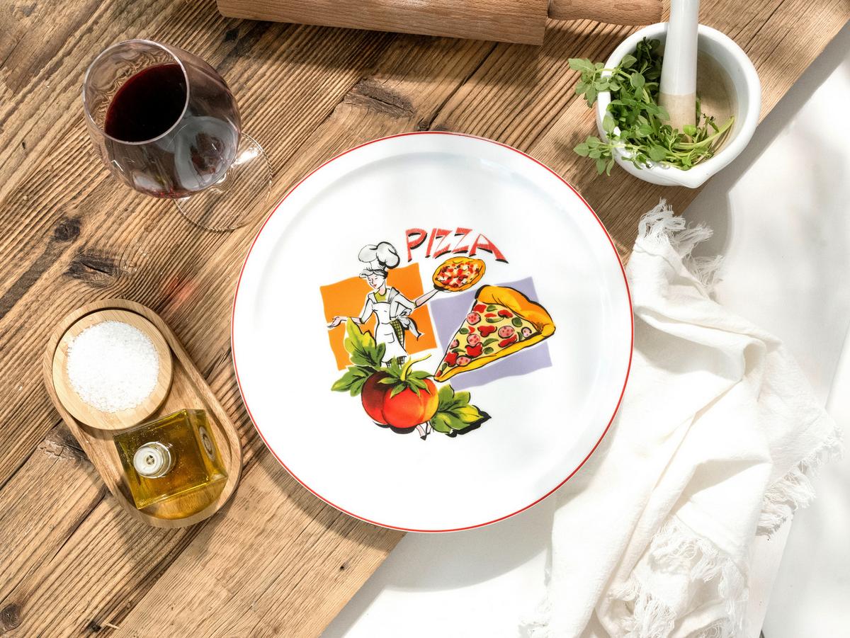 Pizzateller Milano Sofia Keramik, Multicolor - Multicolor, Basics, Keramik (30/40/10cm) - Creatable