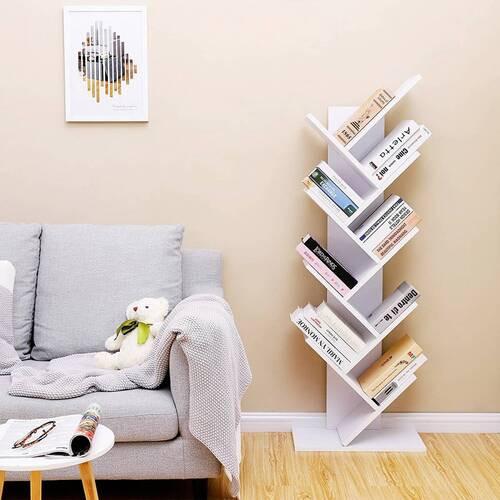 Bücherwand B: 50 cm, Weiß - Weiß, Basics, Holzwerkstoff (50/142/25cm) - Boxxx