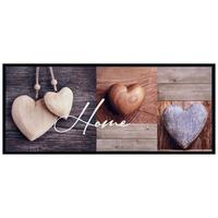 Teppich Läufer Braun/holzoptik Gerti 66x150 Cm - Braun, Basics, Kunststoff (66ml) - Ondega