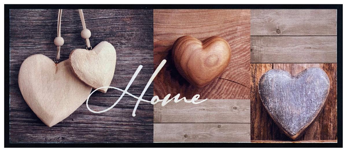 Teppich Läufer Braun/holzoptik Gerti 66x150 Cm - Braun, Basics, Kunststoff (66ml) - Ondega