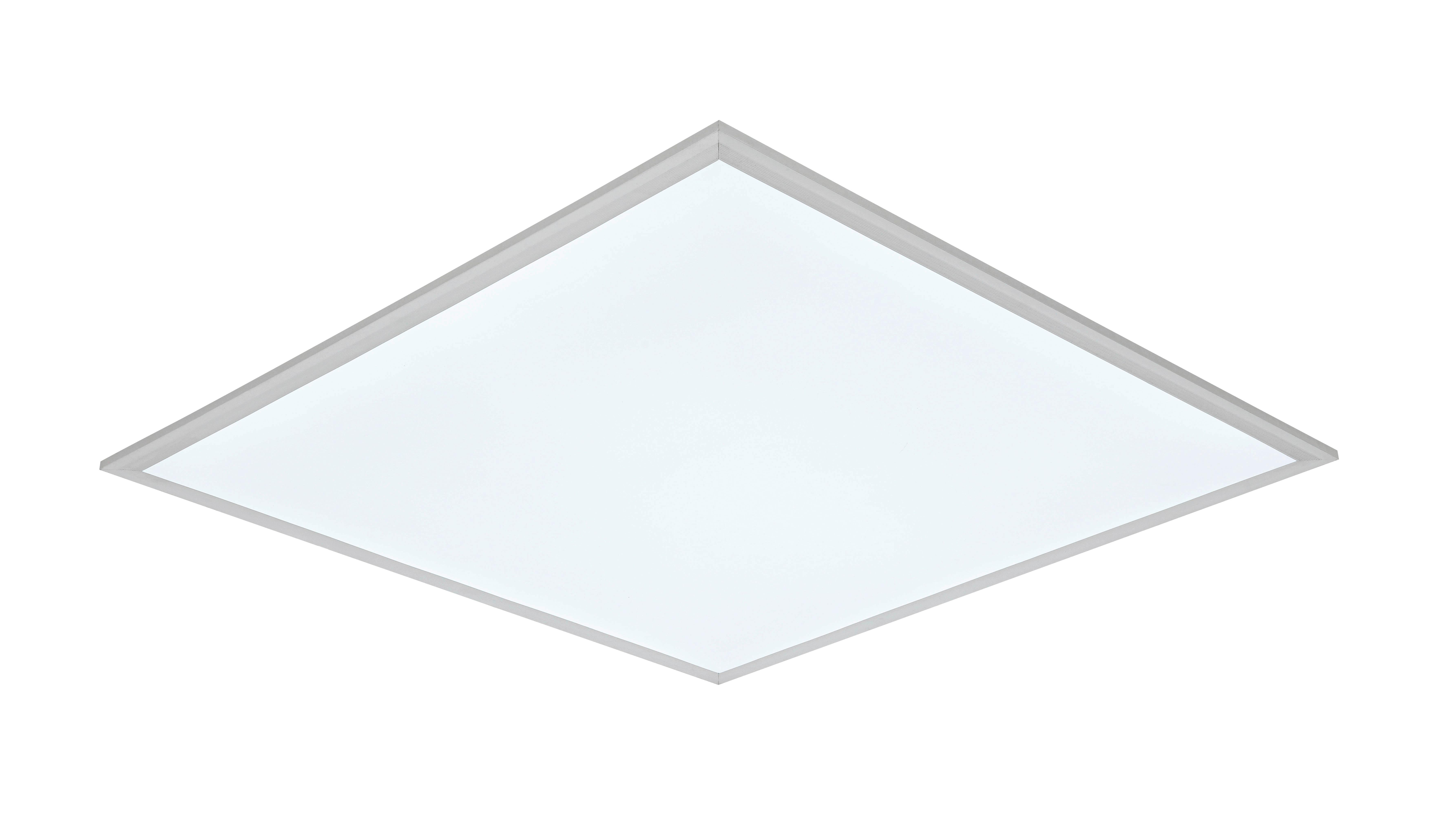 STROPNÍ LED SVÍTIDLO CORNELIUS -AKT- - bílá/barvy stříbra, Moderní, kov/plast (60/60/7,5cm) - Mömax
