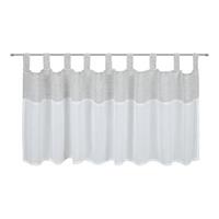 ZÁCLONA KRÁTKÁ MESH - bílá, Moderní, textil (145/50cm) - Modern Living