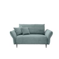 2-sitzer-sofa Vanilla Hellblau - Schwarz/Hellblau, Design, Textil (163/97/102cm) - Livetastic