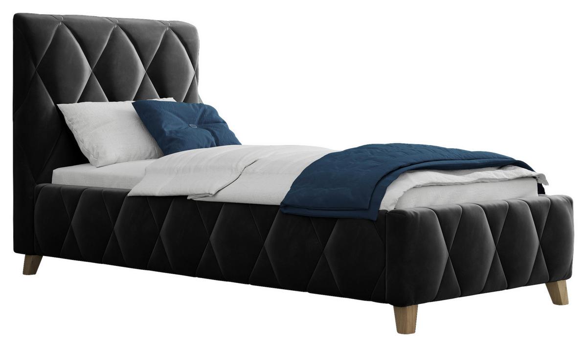 Polsterbett Trivio 80x200 cm Anthrazit - Anthrazit, MODERN, Holz/Holzwerkstoff (80/200cm) - MID.YOU