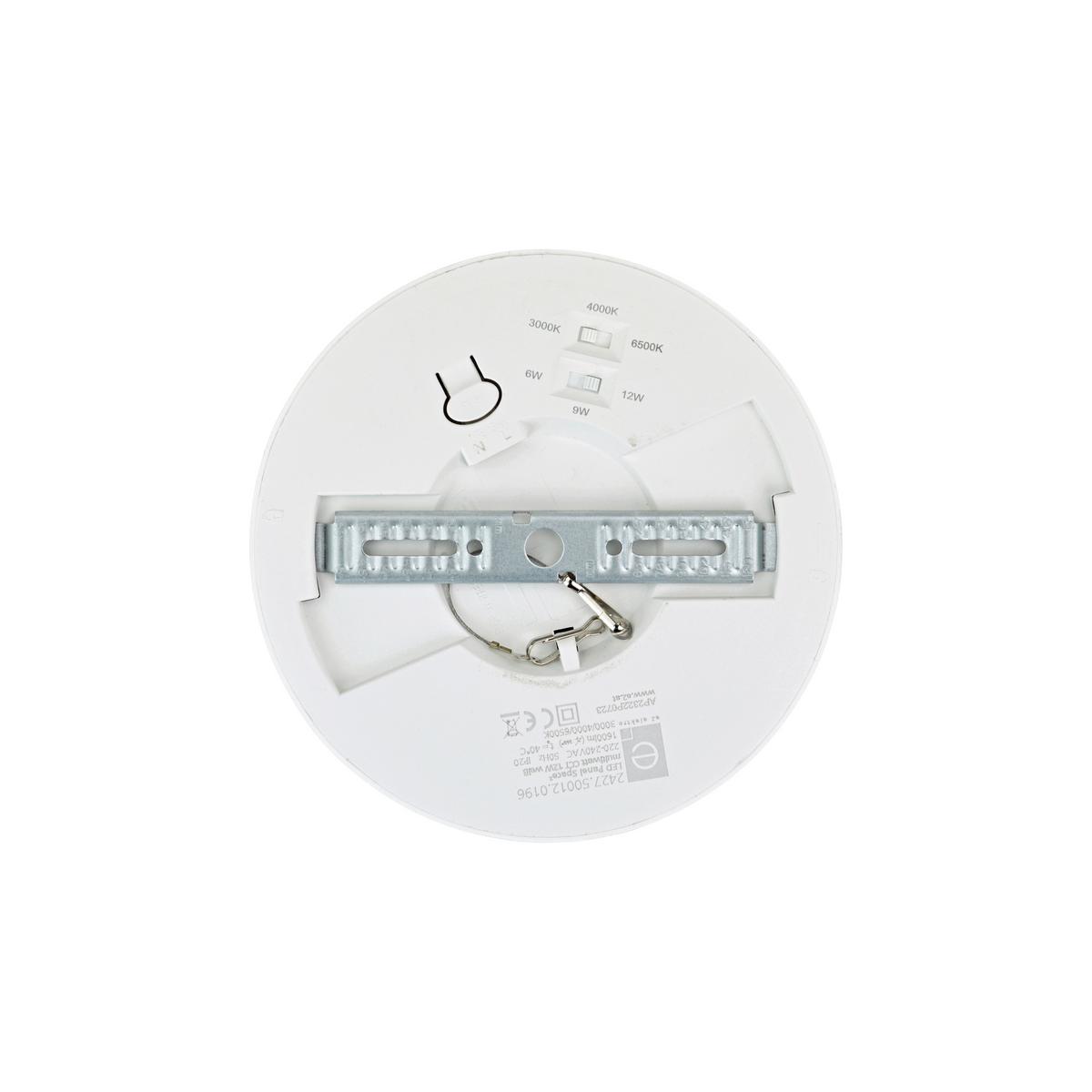 LED-Deckenleuchte 2427500120196 - Weiß, KONVENTIONELL, Kunststoff (17/1,7cm)