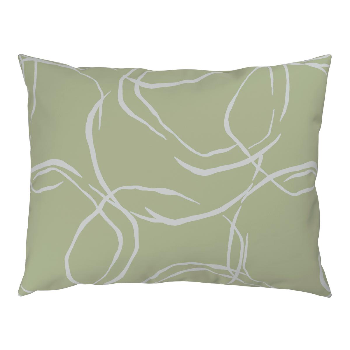 Bettwäsche Stones - Grün, MODERN, Textil - Luca Bessoni