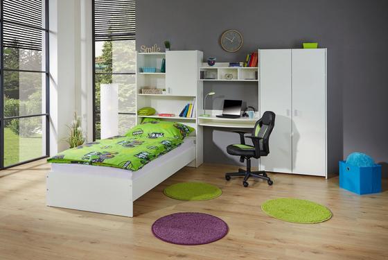 Jugendzimmer in Weiß