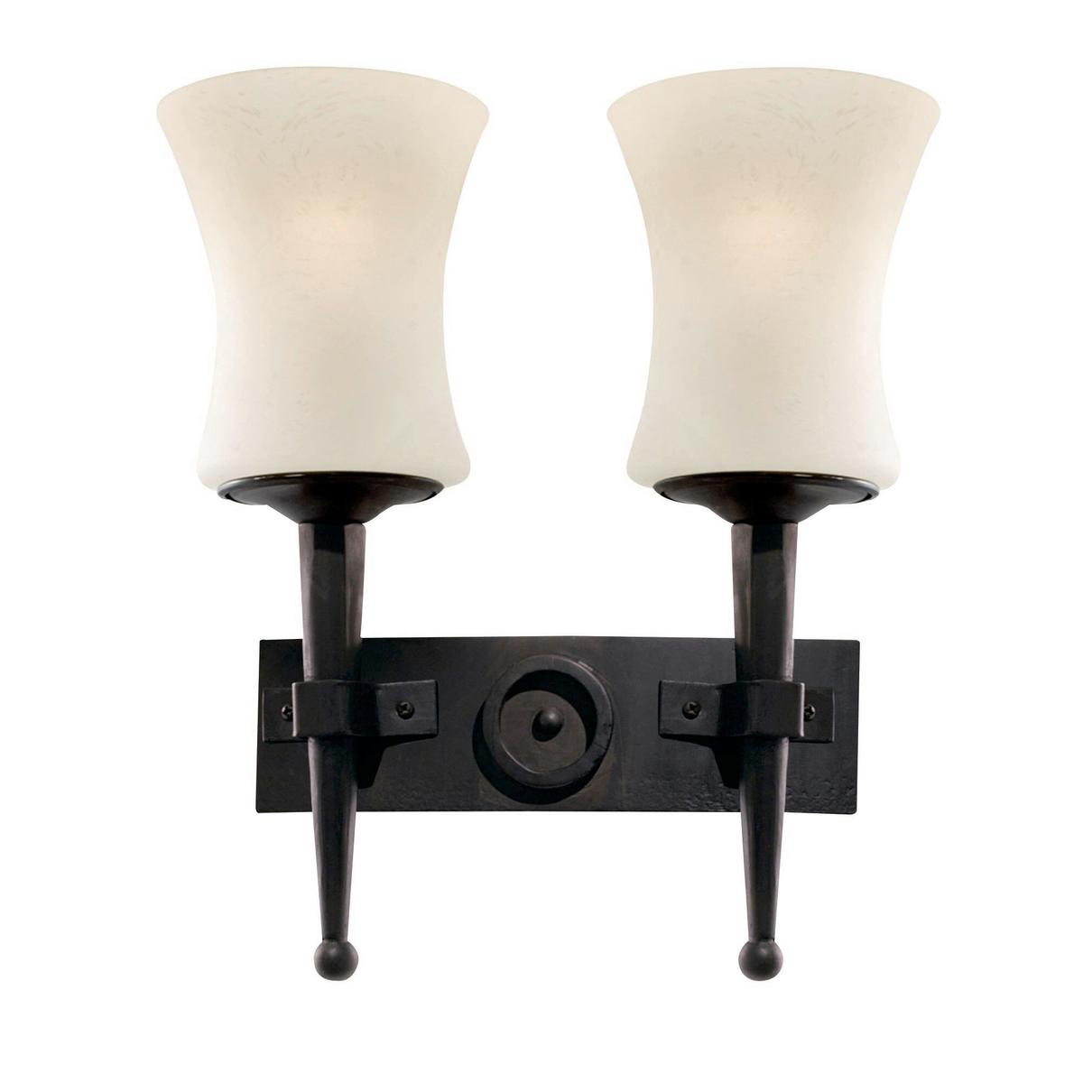 Wandleuchte Cartwheel 0812-2bk - Trend, Glas/Metall (31/34cm)