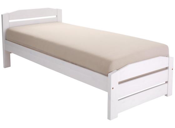 Posteľ Thea 90 - biela, Romantický / Vidiecky, drevo (97/79/208cm) Posteľ Thea 90 - biela, Romantický / Vidiecky, drevo (97/79/208cm)
