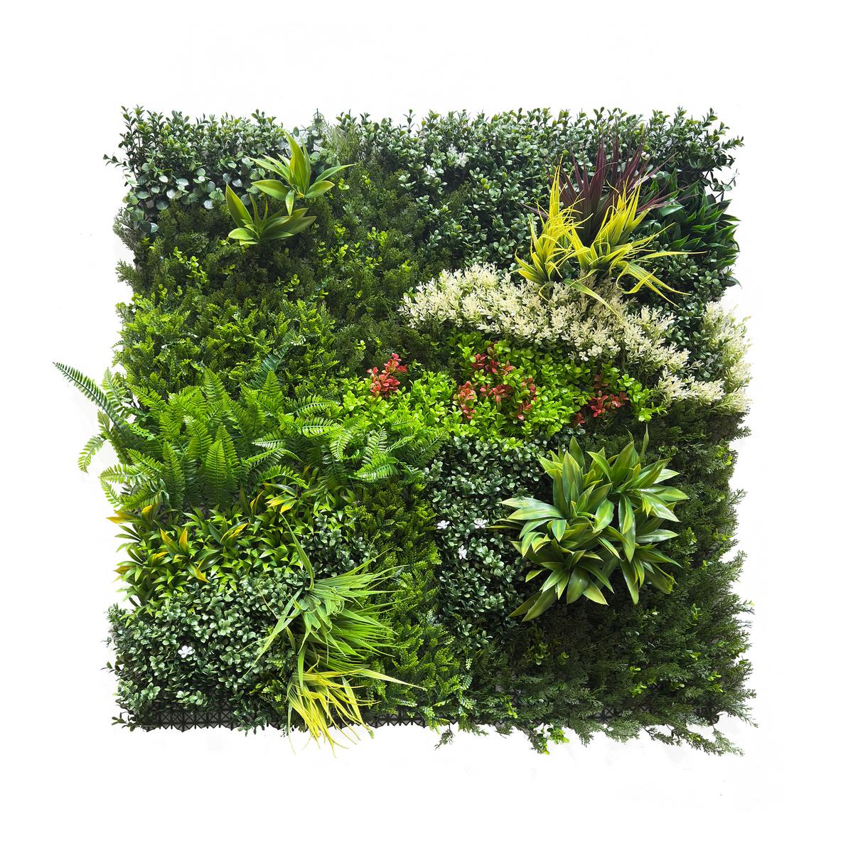 Umělá rostlina FARNMATTE -PAZ- - zelená/tmavě zelená, plast (100/100cm) - Mömax