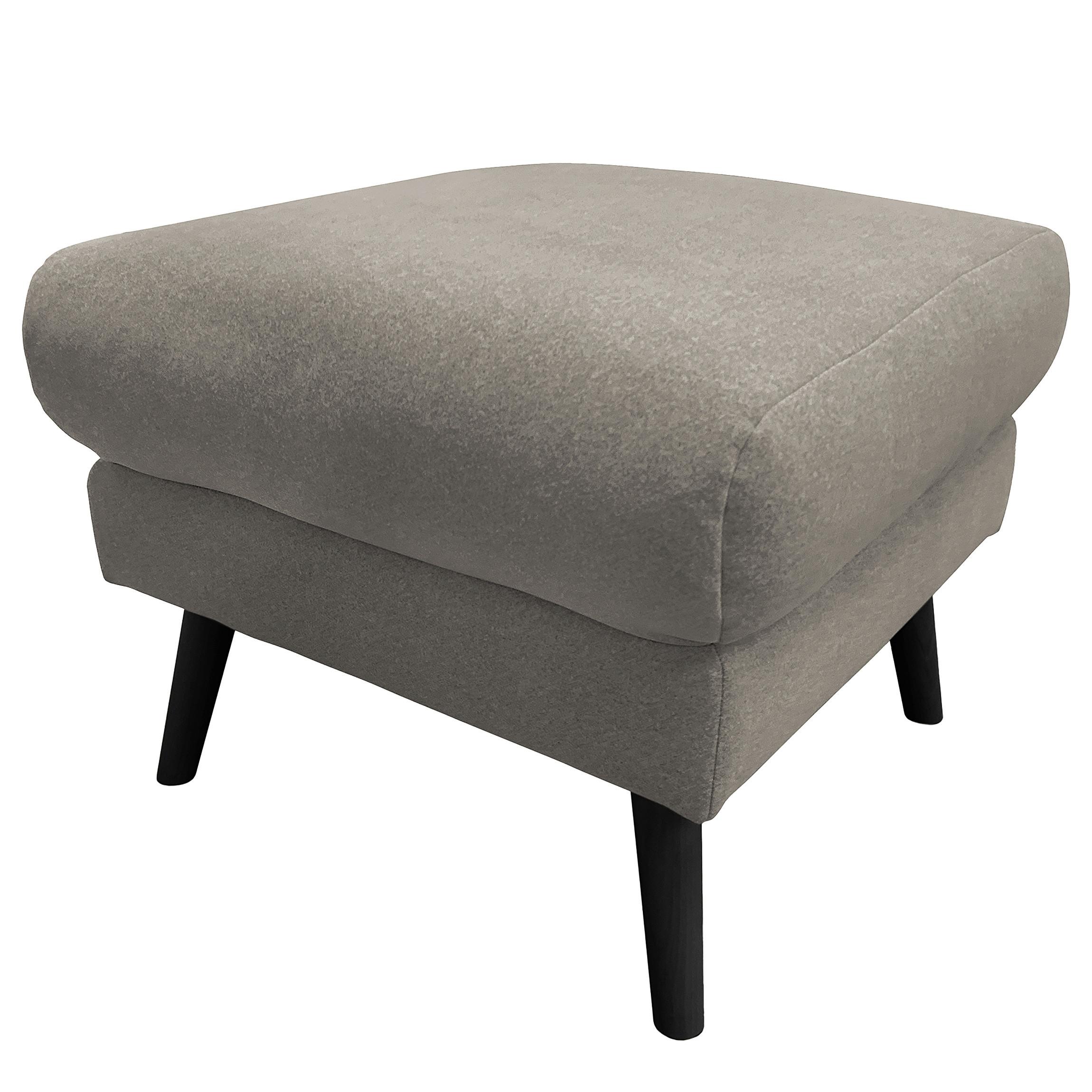 Hocker Tromso Grau B: 61 cm - Schwarz/Grau, Design, Textil (61/49/65cm) - Livetastic