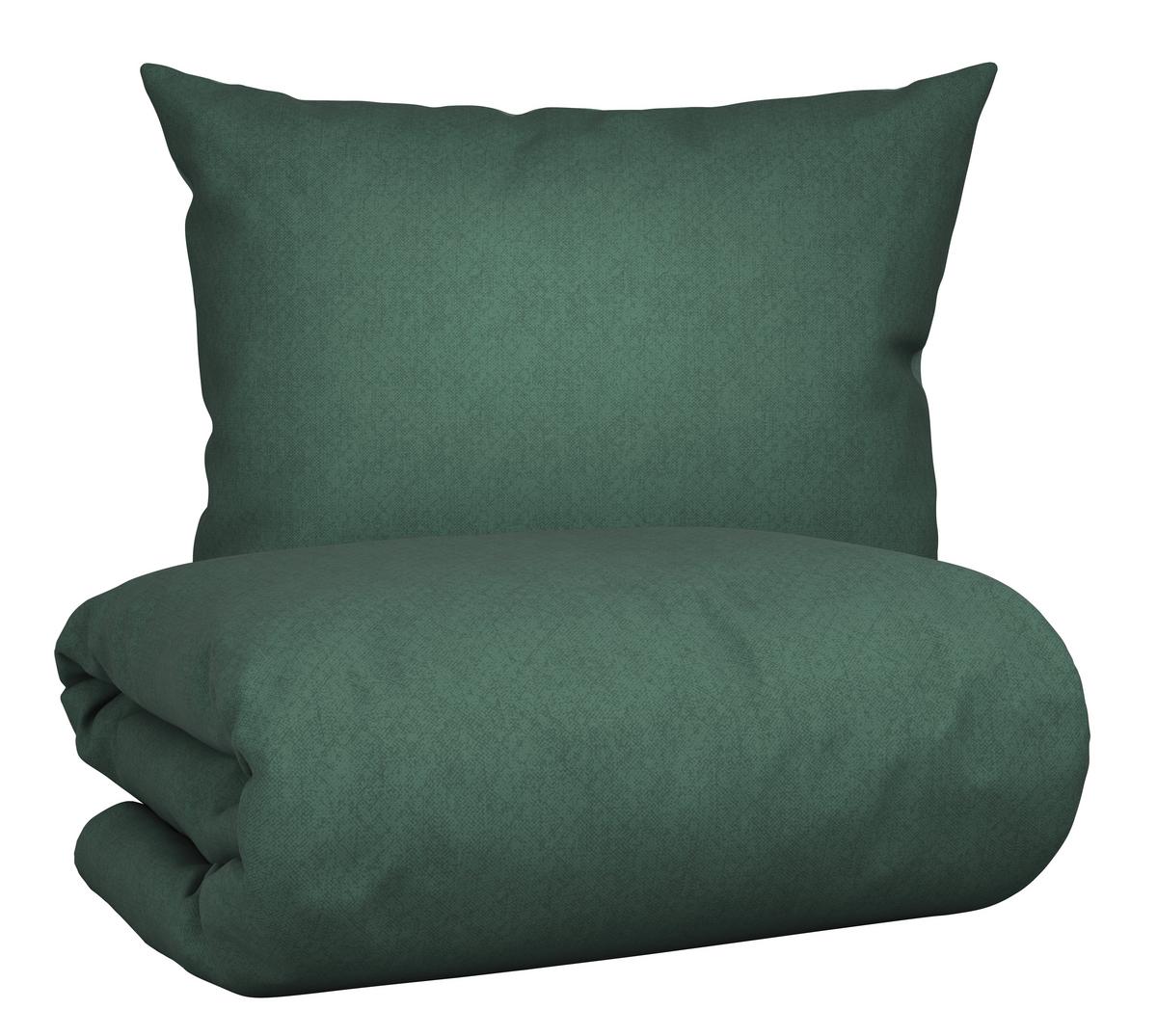 Povlečení Charlene Wende, 70/90 140/200 - zelená/světle zelená, Konvenční, textil (140/200cm) - Modern Living