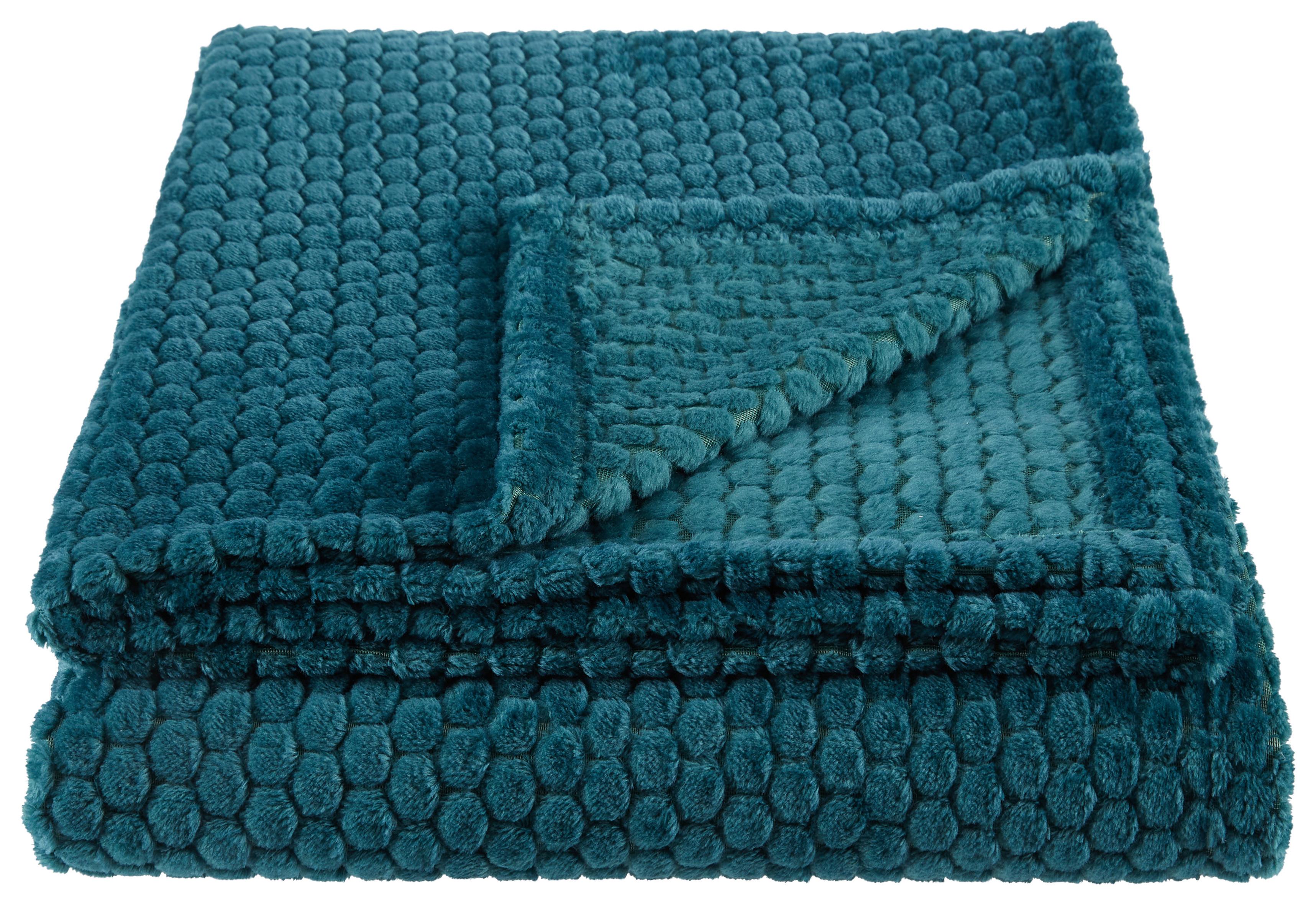 Kuscheldecke Belinda Petrol 130x170 cm