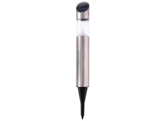 Solarleuchte 3 Er Pack , Ø 6 cm - Edelstahlfarben, MODERN, Metall (6/35cm) - Grundig Solarleuchte 3 Er Pack , Ø 6 cm - Edelstahlfarben, MODERN, Metall (6/35cm) - Grundig
