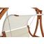 Hojdačka Wave - hnědá/béžová, Moderní, kov/dřevo (195/204/128cm) - Mömax modern living