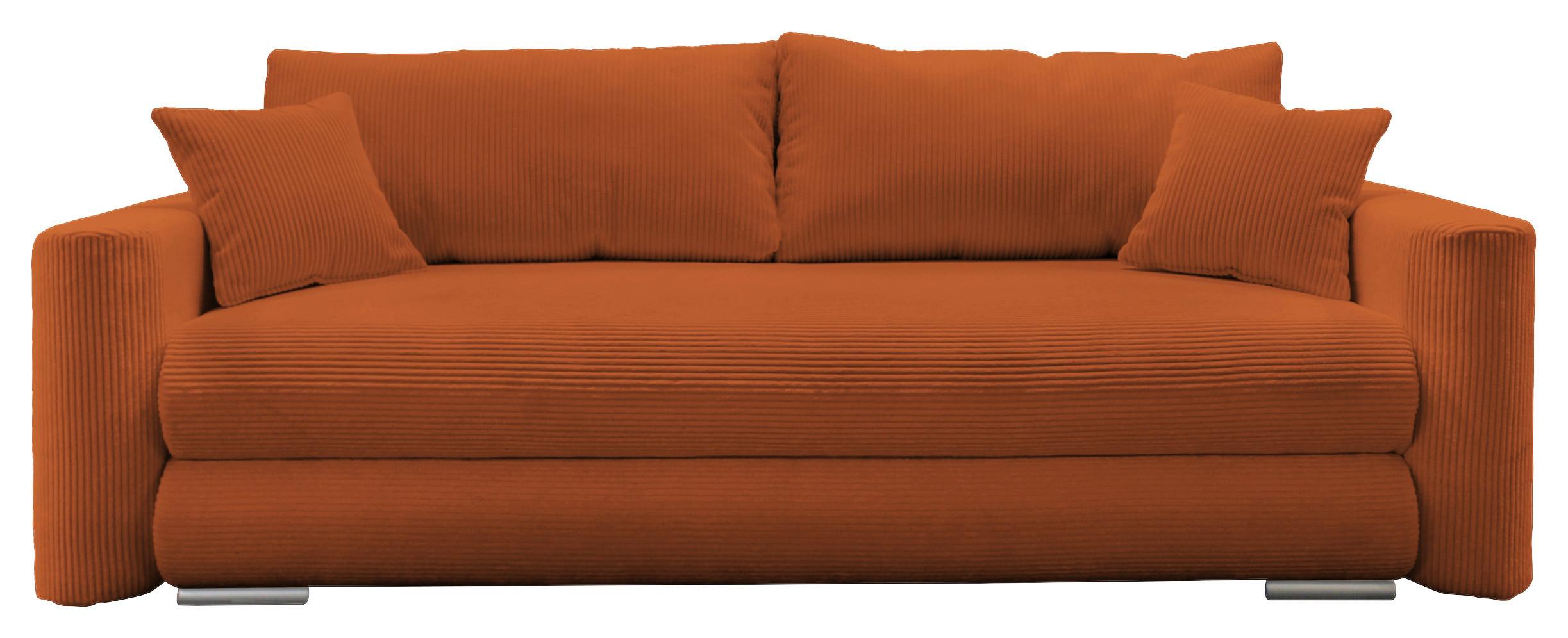 Schlafsofa Ralf Kupferfarben B: 232 cm - Silberfarben/Kupferfarben, Design, Textil (232/88/105cm) - MID.YOU