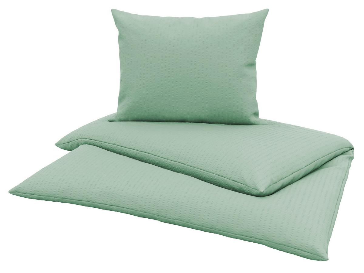 Ágyneműhuzat-garnitúra Larissa - mentazöld, Konventionell, textil - Ondega