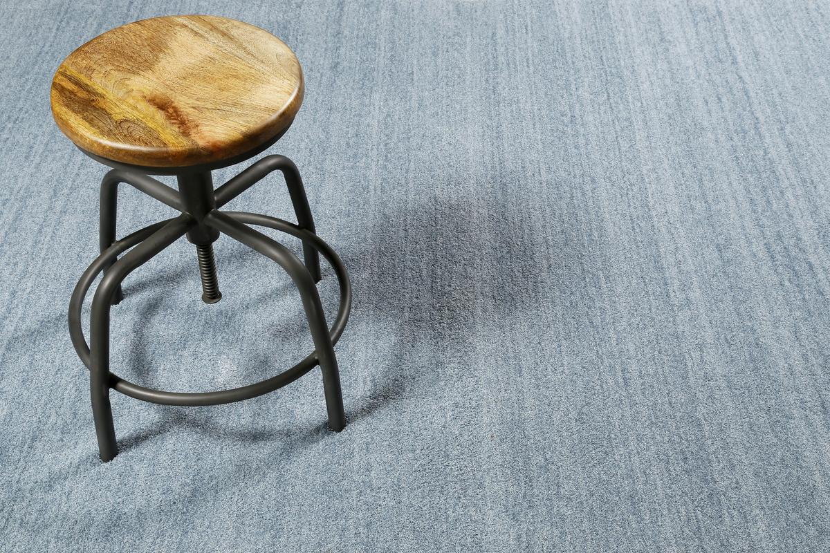 Hochflor Teppich Hellblau Loft 80x150 cm - Hellblau, KONVENTIONELL, Textil (80/150cm) - Esprit
