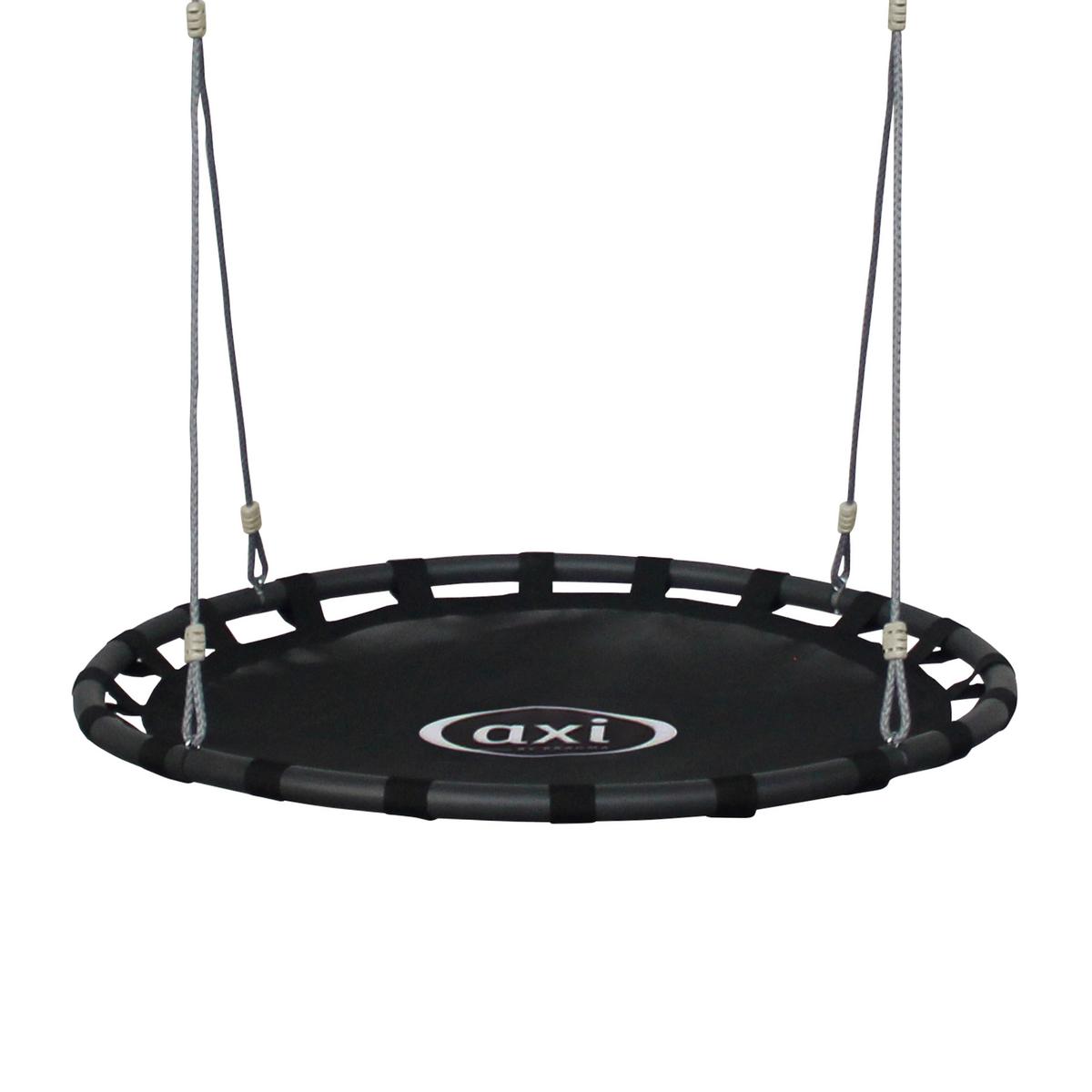 Netzschaukel Anthrazit/creme B: 210 Cm - Anthrazit/Creme, KONVENTIONELL, Metall (210/218/238cm) - Ambia Garden