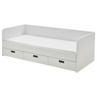 VÝSUVNÁ POSTEL BIANCA - bílá, Konvenční, dřevo/kompozitní dřevo (90-180/200cm)