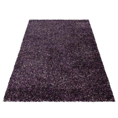 Hochflor Teppich Lila Enjoy 80x150 cm - Lila, KONVENTIONELL, Textil (80/150cm) - Novel