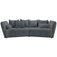 Boxspringová pohovka SOFI, šedá - šedá/černá, Moderní, textil (294/93/152cm) - Premium Living