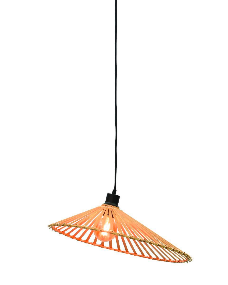 Hängeleuchte Bromo/H50/N - Naturfarben, Trend, Holz (50/12cm) - Good & Mojo
