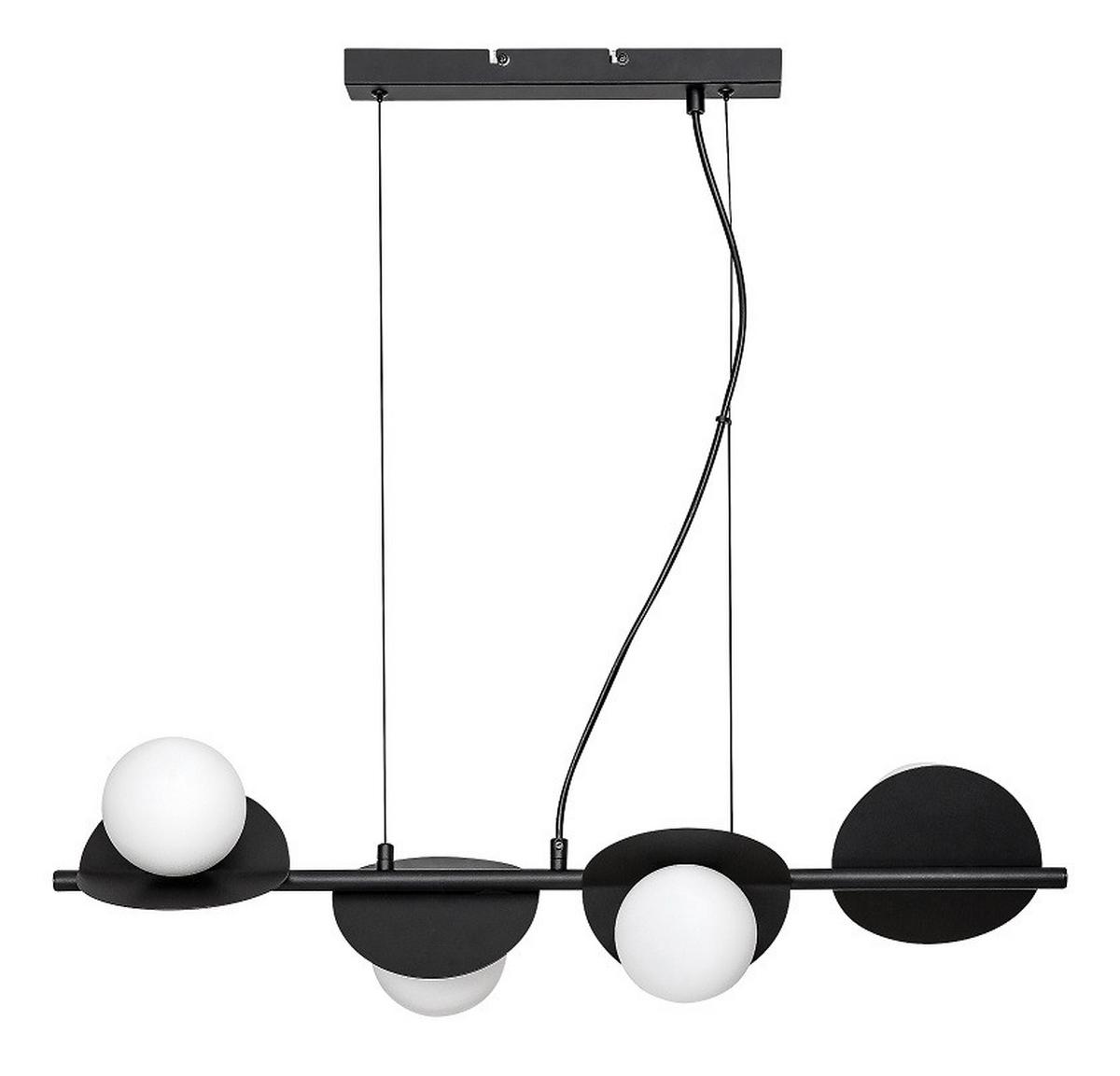 Függőlámpa Jules - fekete, Basics, fém (72cm)