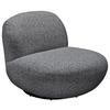 Sessel Chris Anthrazit B: 85 cm - Anthrazit/Schwarz, MODERN, Textil (85/70/99cm) - MID.YOU