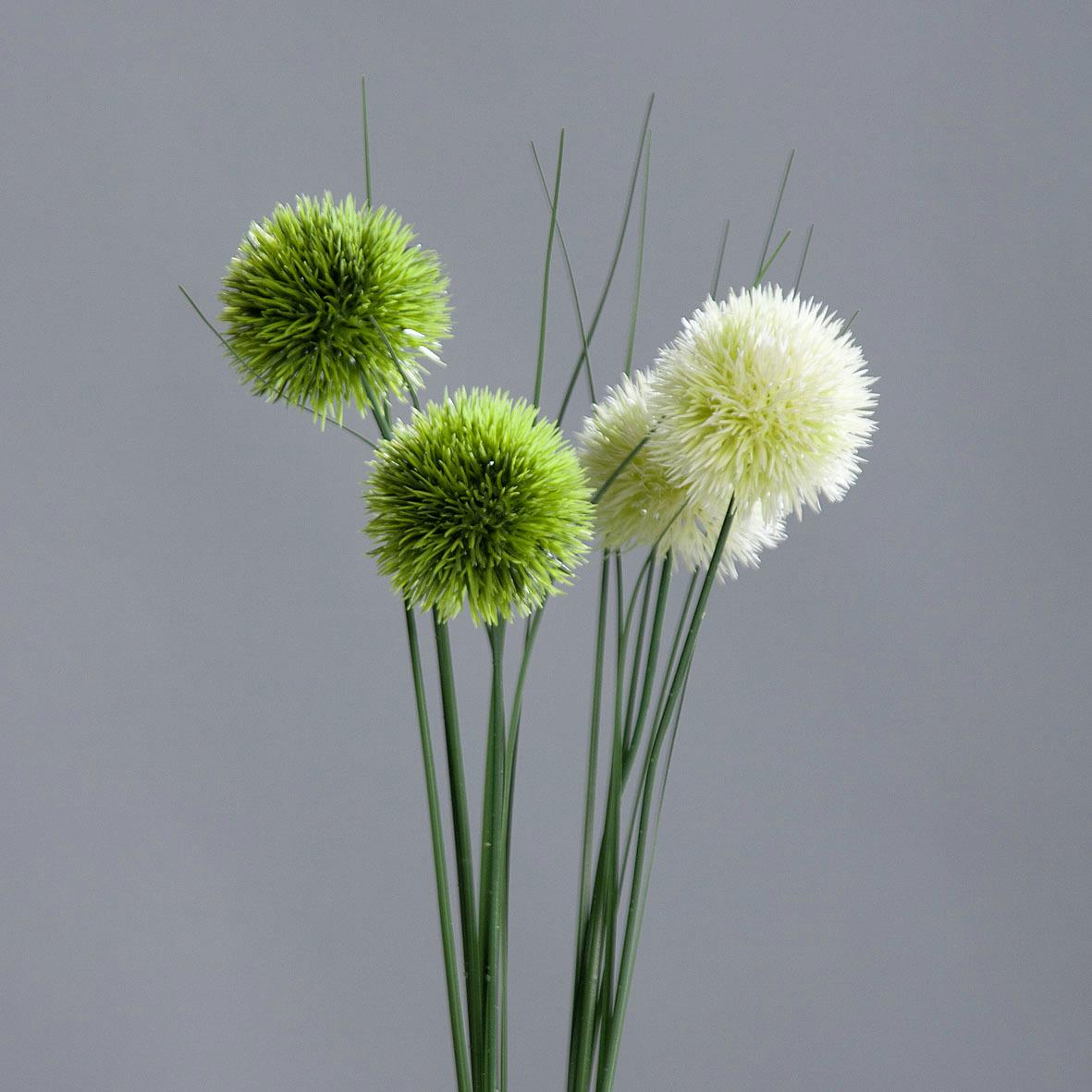 Kunstpflanze Allium Grün oder Weiß L: 60 cm, Aimee - Basics, Kunststoff (60cm)