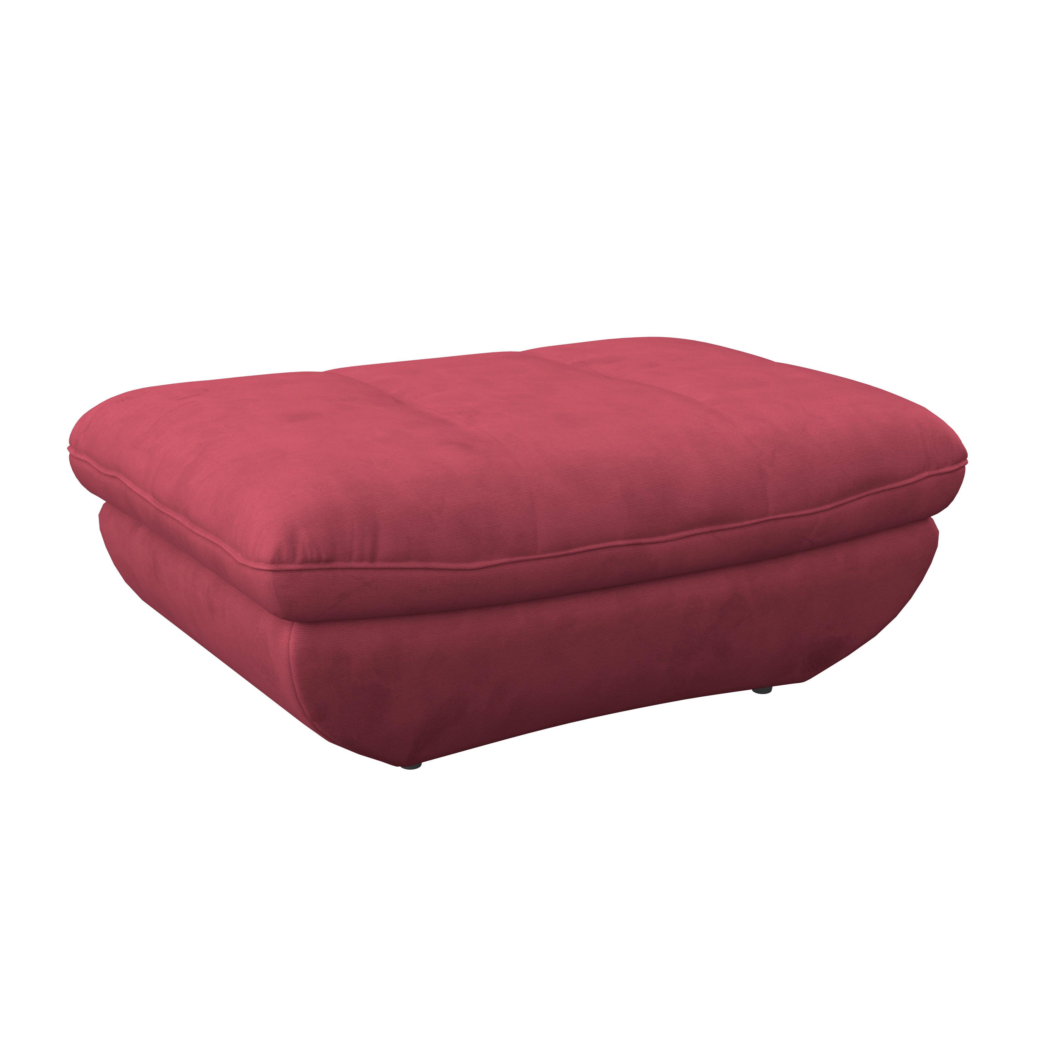 Hocker Park - Koralle/Schwarz, MODERN, Textil (107/75cm) - Luca Bessoni