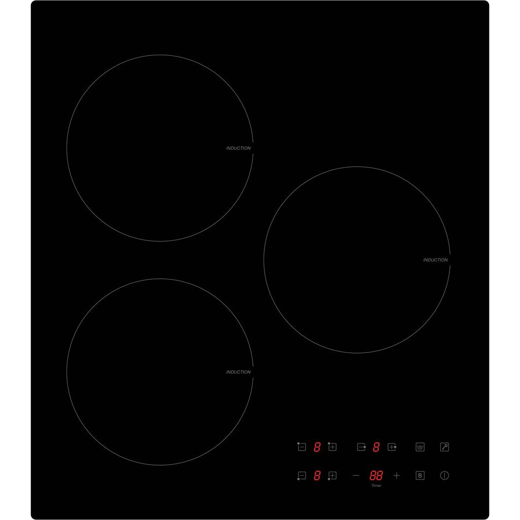 Induktionskochfeld Schwarz B: 45 cm