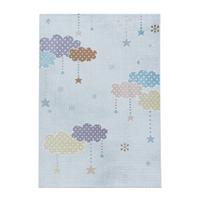Kinderteppich Stern Weiß Lucky 160x230 cm - Weiß, Trend, Textil (160/230cm)