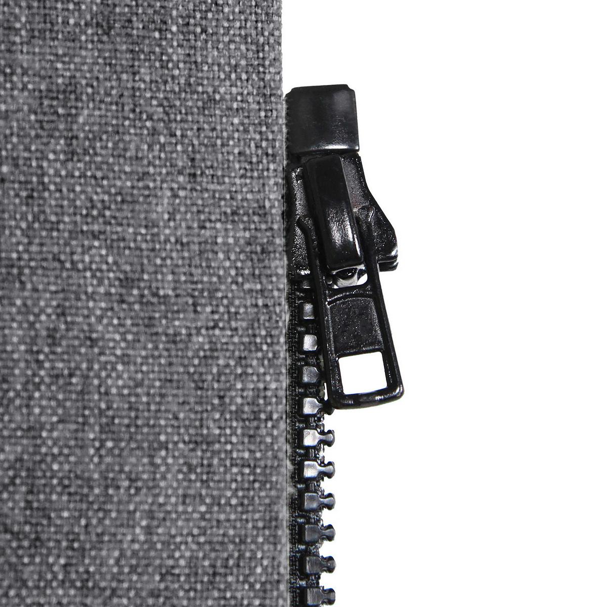 Trennwand Flexmiut - Dunkelgrau, Basics, Kunststoff/Textil (60/177/35cm) - MID.YOU