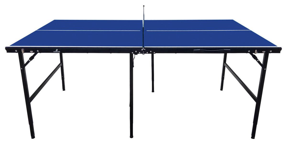 Tischtennistisch C060.003.00 - Blau, KONVENTIONELL, Holz/Metall (102/65/180cm) - Ambia Garden