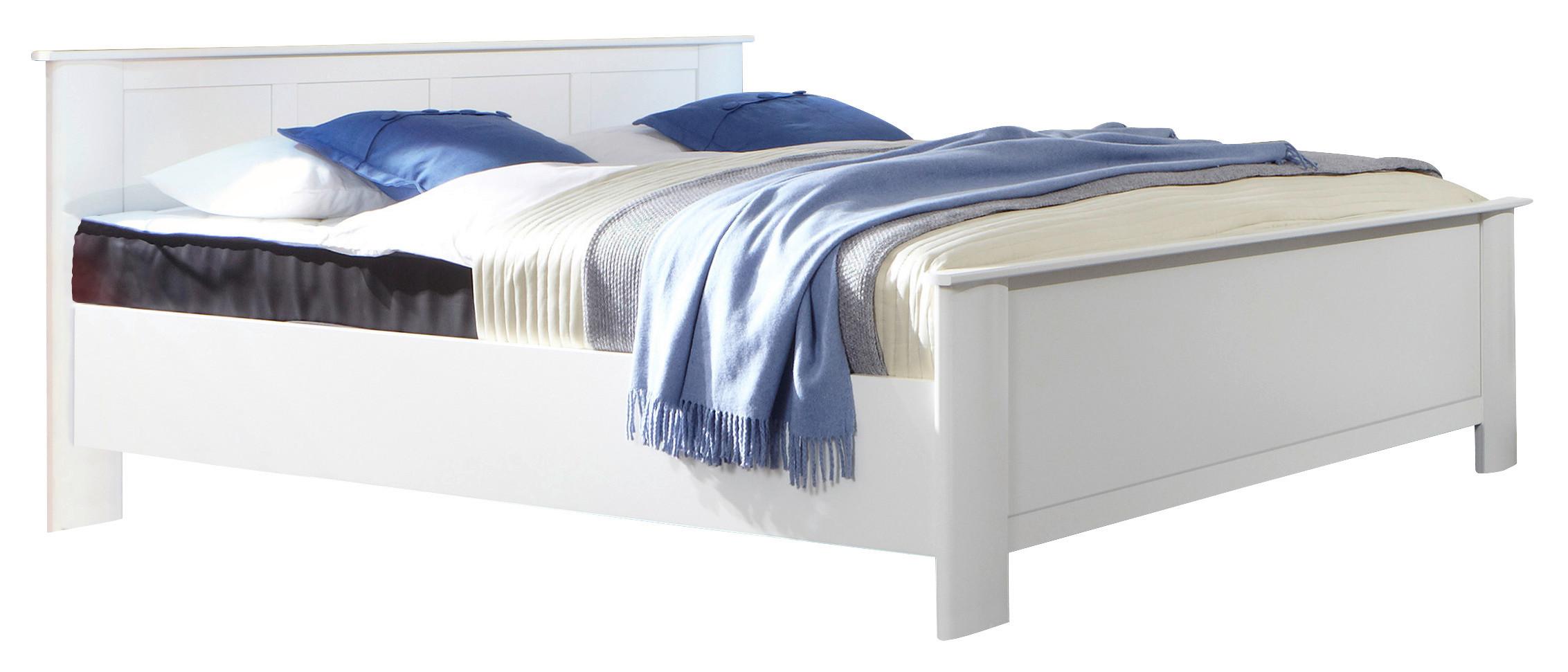 Hohenverstellbares Doppelbett In Weiss