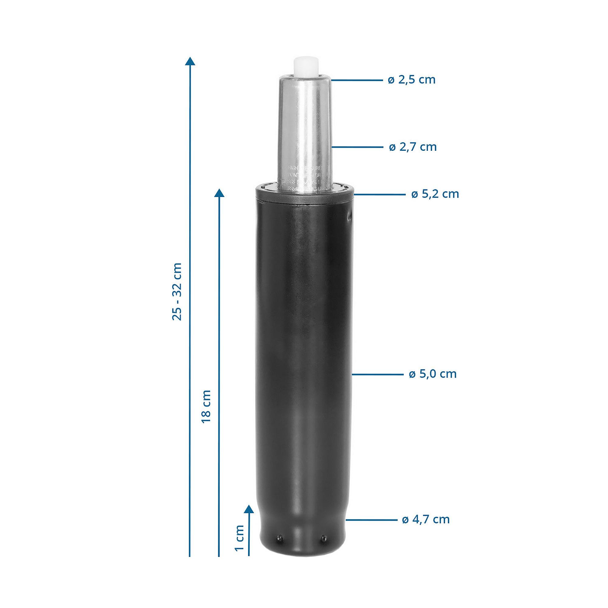 Zubehör Für Bürohocker Gf-S - Schwarz, Basics, Metall (5,2/25-32/5,2cm) - MID.YOU