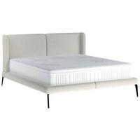 Polsterbett +matratze 180x200 Tessina Now Or Never Weiß - Creme/Schwarz, MODERN, Textil (180/200cm) - Livetastic