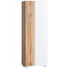 Badezimmer Hochschrank Varese BxH 65x180 cm Weiß/Eiche Dekor - Eiche Wotan/Weiß, MODERN, Holzwerkstoff (65/180/35cm) - Held