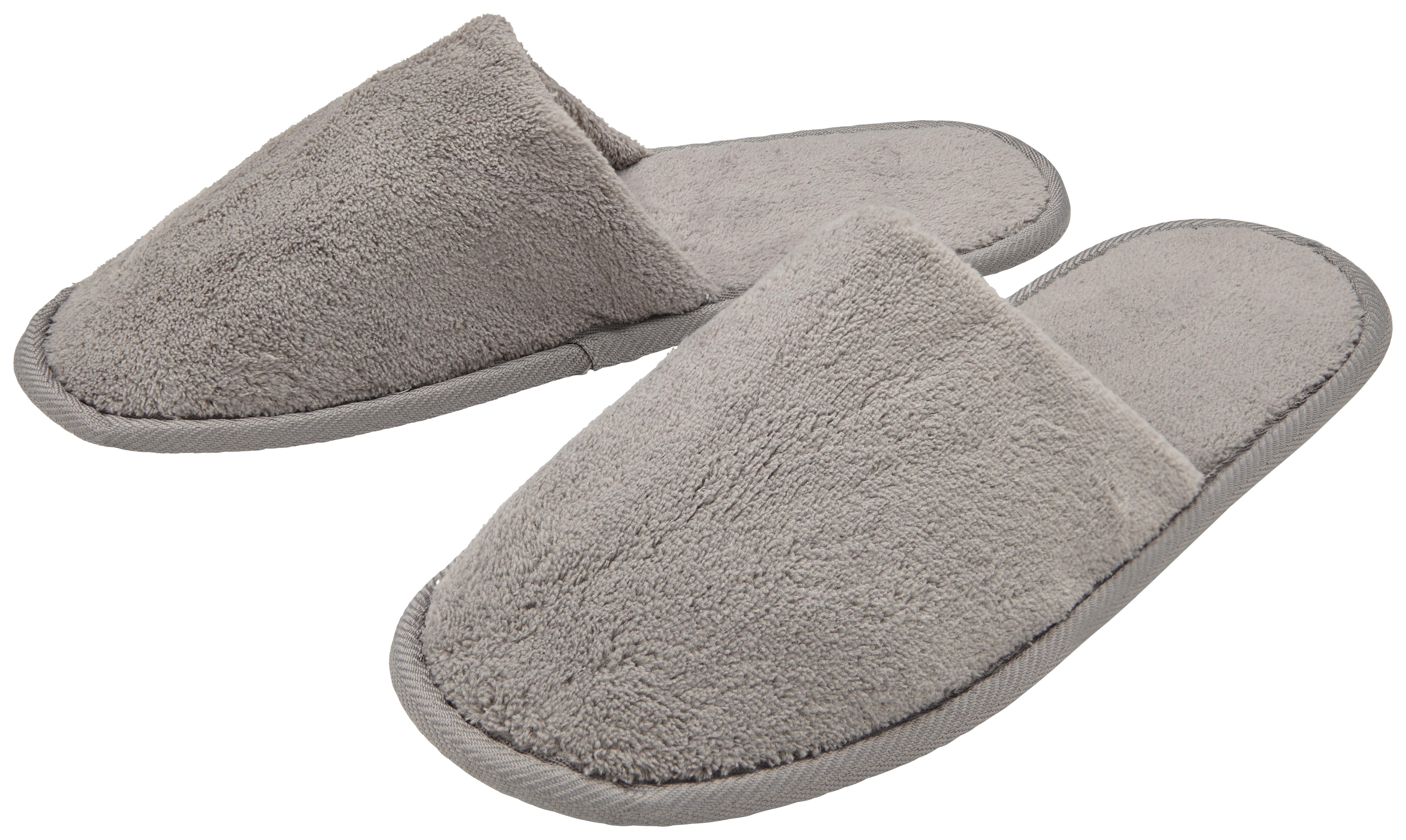 PAPUČE PRE HOSTÍ Niki, veľkosť 40-44 - čierna/sivá, textil (40-44null) - Modern Living