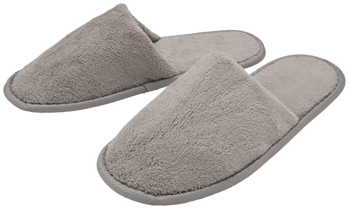 PAPUČE PRE HOSTÍ Niki, veľkosť 40-44 - čierna/sivá, textil (40-44null) - Modern Living