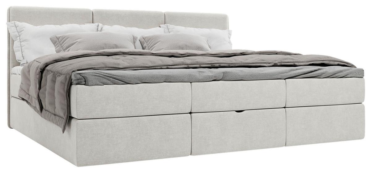 Familienbett Domino Combo Mit 3 Bettkasten, Grau 270x200 - Schwarz/Grau, MODERN, Holz/Holzwerkstoff (270/200cm) - MID.YOU