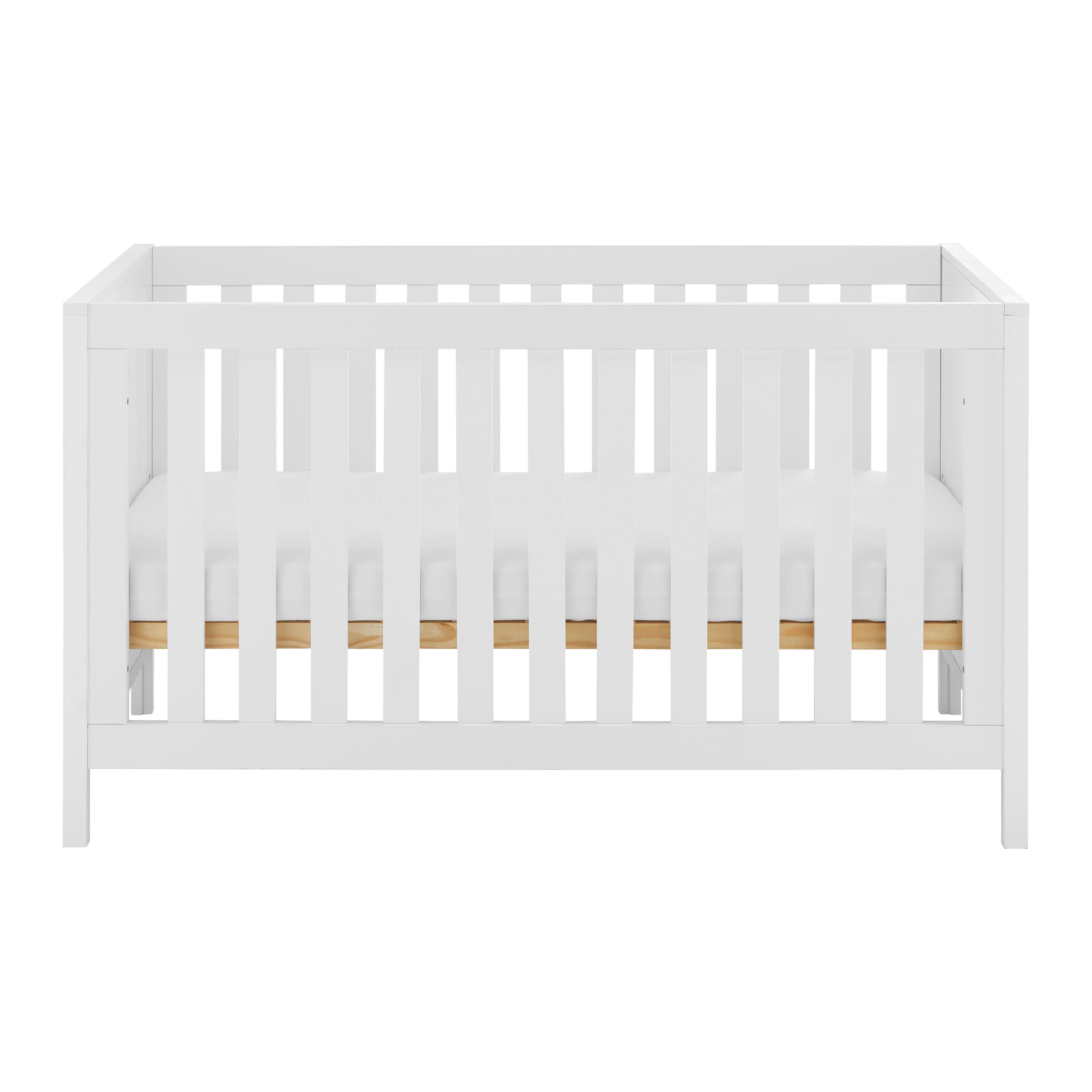 Detská postieľka MARIA - biela, Modern (145,8/75/84,4cm) - Bessagi Kids