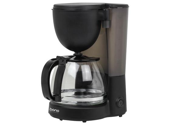 Filterkaffeemaschine Pia - Klar/Edelstahlfarben, KONVENTIONELL, Glas/Kunststoff (23,7/16,2/29,3cm) - Bono Filterkaffeemaschine Pia - Klar/Edelstahlfarben, KONVENTIONELL, Glas/Kunststoff (23,7/16,2/29,3cm) - Bono