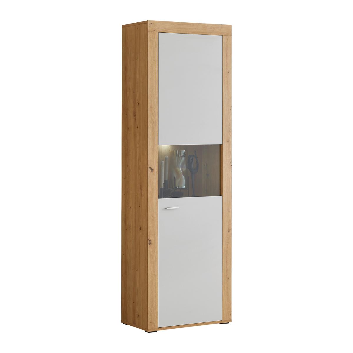 Vitrine Canberra - MODERN, Glas/Holzwerkstoff (60/190,1/34,8cm)
